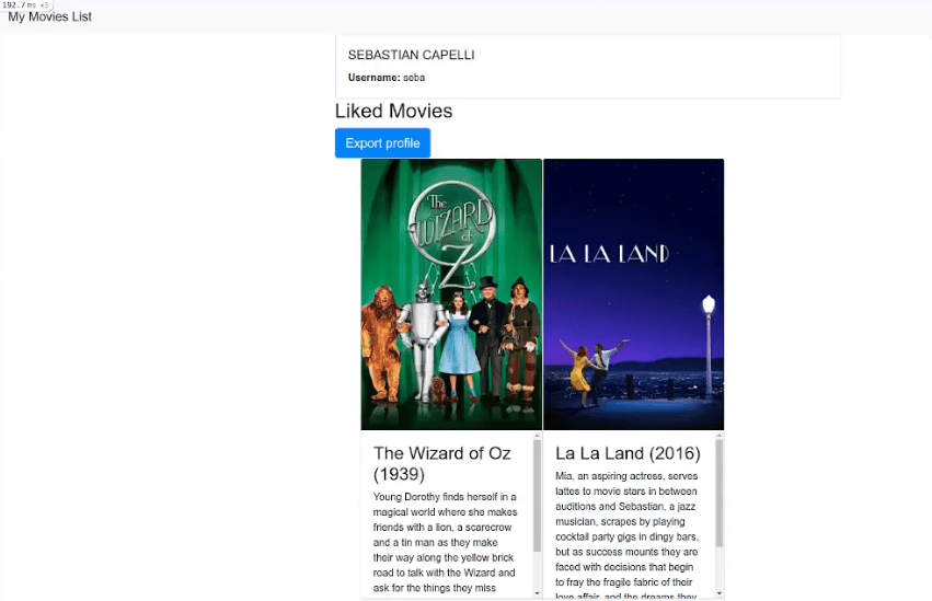 Movie Browser screenshot 1